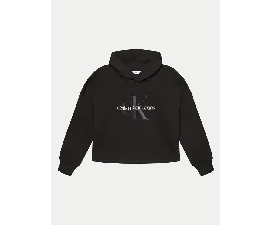 obrazek 1 Calvin Klein Jeans Bluza Glitter Monogram IG0IG02543 Czarny Relaxed Fit