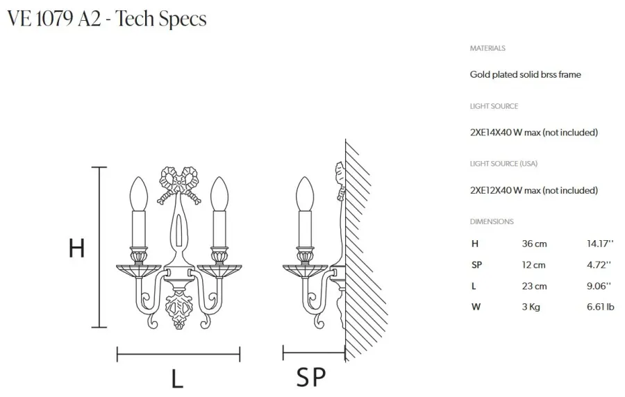 obrazek 2 Luksusowa lampa ścienna do różnorodnych pomieszczeń