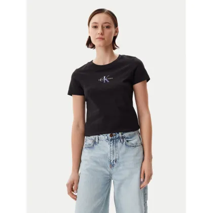 Zdjęcie Calvin Klein Jeans T-Shirt Gradient Monologo J20J225252 Czarny Slim Fit