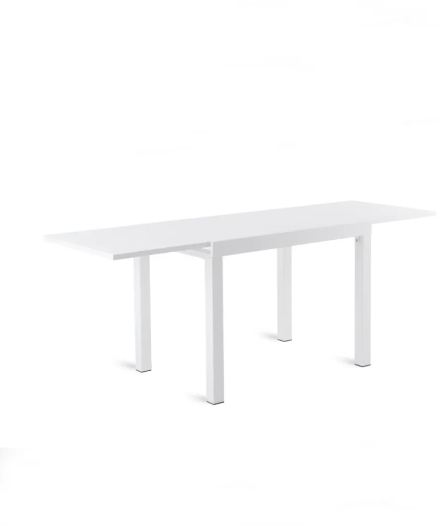 obrazek 2 Wyjątkowy biały stół Conrad 100×70 cm do ogrodu i na taras