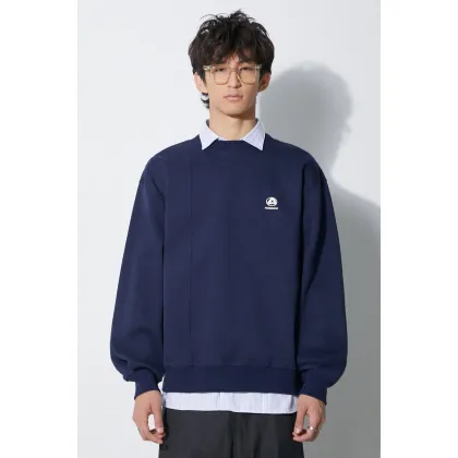 Zdjęcie Ader Error bluza Disto Logo męska kolor granatowy gładka BMADFWSW0101