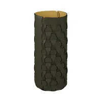 Picture Dark olive umbrella stand Ø22xH51 cm made of natural leather