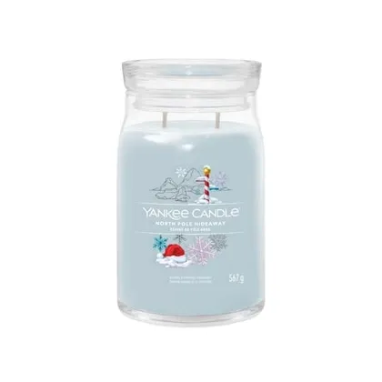 Zdjęcie Yankee Candle North Pole Hideaway Signature Jar Świeca zapachowa 567 g