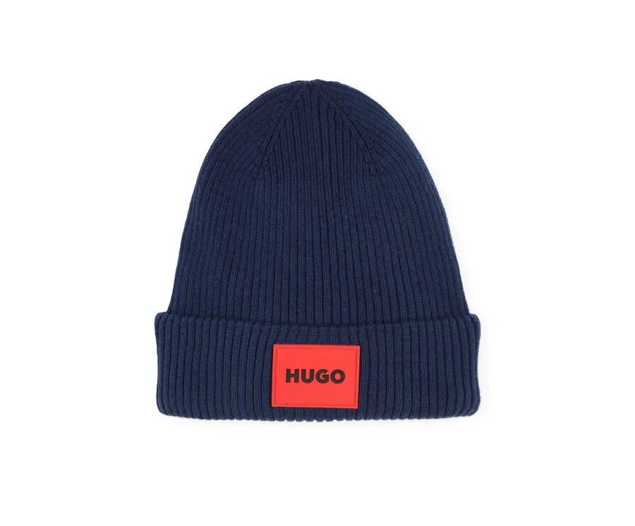 obrazek 1 Hugo Czapka G00259 Granatowy HUGO