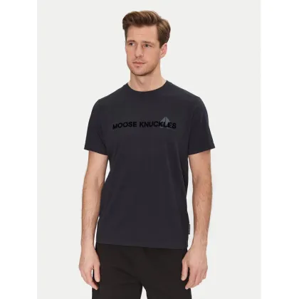 Zdjęcie Moose Knuckles T-Shirt Conway M15MT760 Granatowy Regular Fit