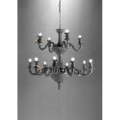 Picture Italian, modern ceramic chandelier