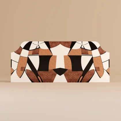 Zdjęcie Geometryczne wezgłowie w stylu art deco