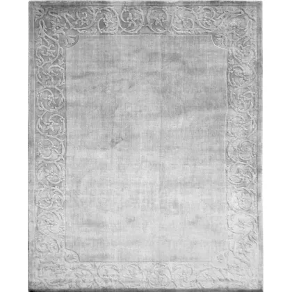 Zdjęcie Abstrakcyjny rzeźbiony dywan w kolorze szarym - Sartori Rugs