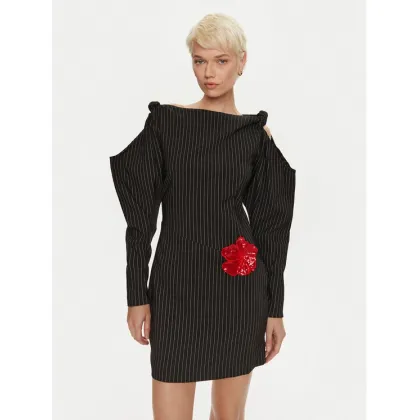 Zdjęcie ROTATE Sukienka koktajlowa Linny 1135502470 Czarny Regular Fit