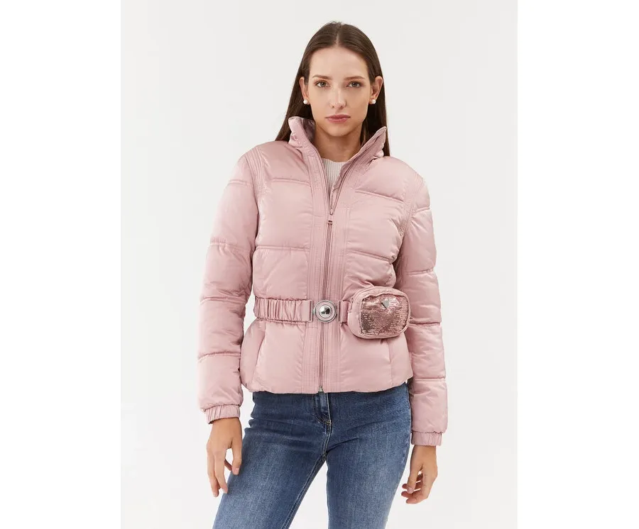 obrazek 1 Guess Kurtka zimowa Lucia W3BL19 WEX12 Różowy Regular Fit