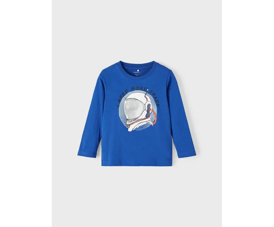 obrazek 1 NAME IT Bluzka 13221576 Niebieski Regular Fit