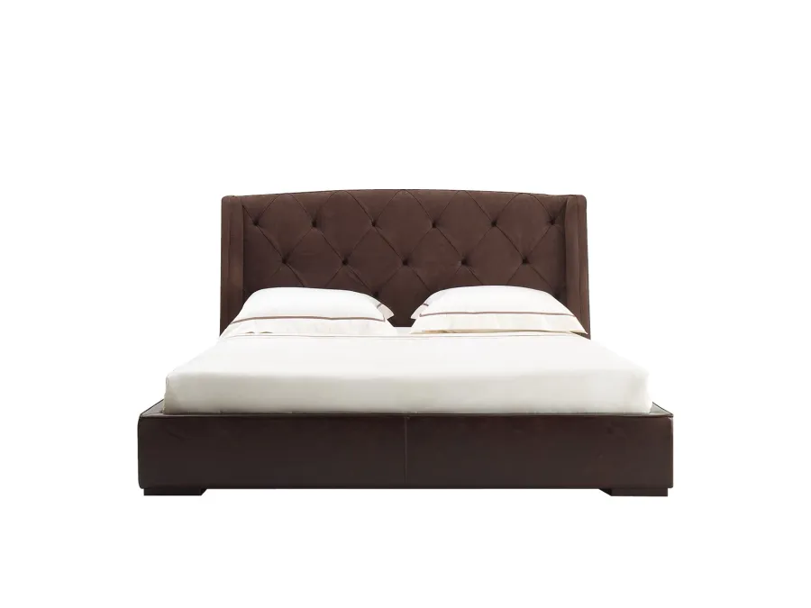 obrazek 1 Lity orzech - włoskie łóżko Damien, super king size - Ulivi Salotti