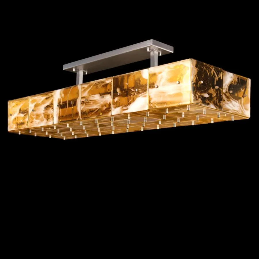obrazek 5 Oryginalna szklana lampa sufitowa - szkło murano prosto z Włoch