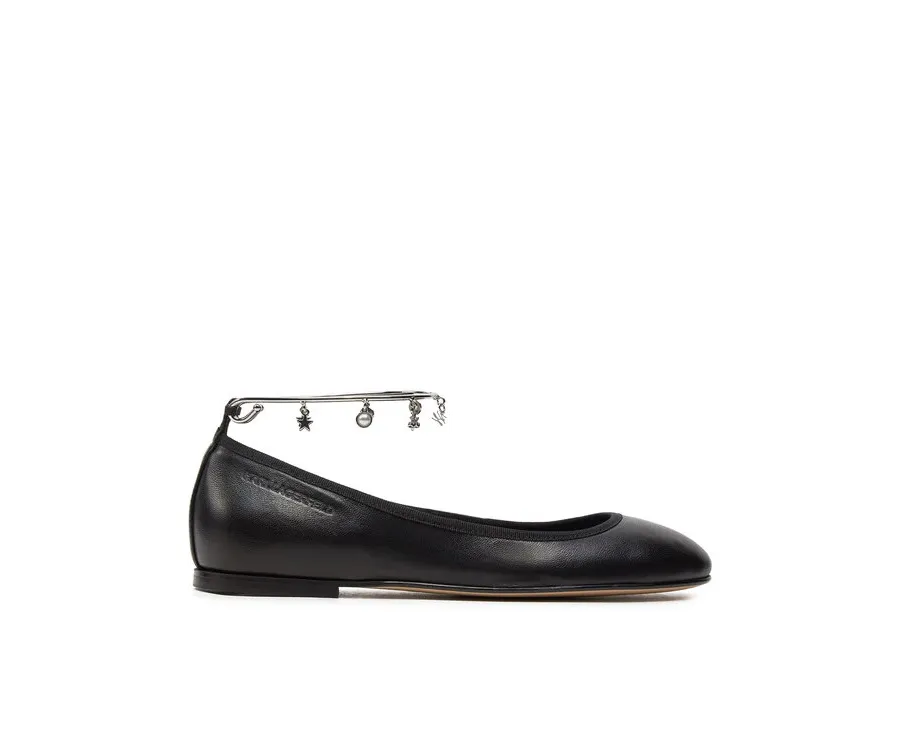 obrazek 1 KARL LAGERFELD Baleriny Karo KL40124 Czarny