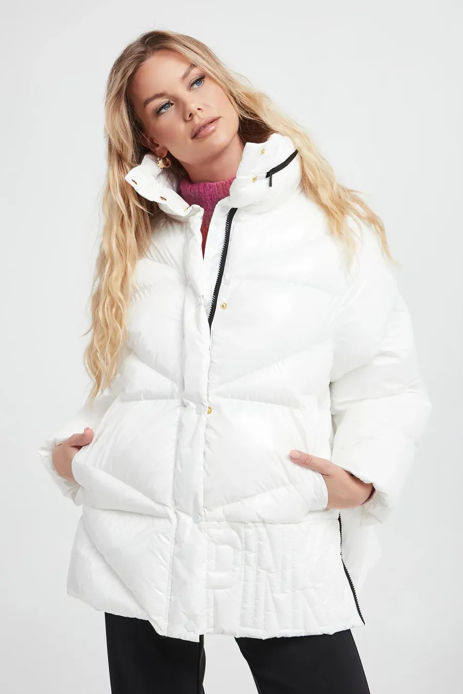 obrazek 1 Kurtka damska pikowana Cluster PINKO Pinko