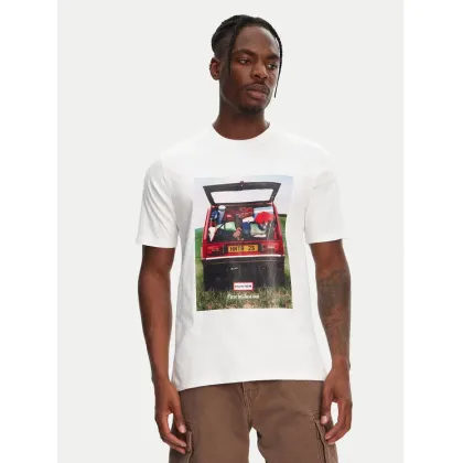 Zdjęcie Hunter T-Shirt Tomi Grapphic HARM0037251 Biały Regular Fit