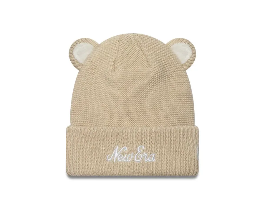 obrazek 1 New Era Czapka Teddy Bear Ears Cuff Knit Beanie 60580874 Beżowy