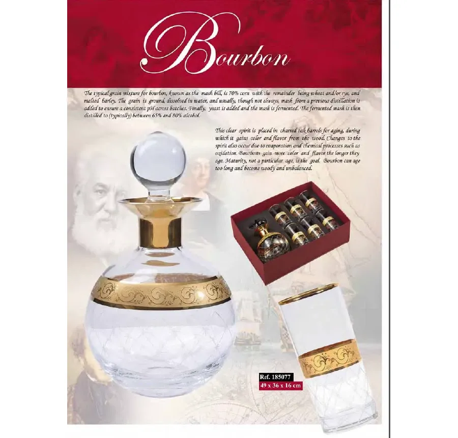 picture 1 Desk Set/Brandy Glass Napoleon