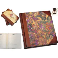 Picture Leather guest book
