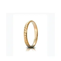 Zdjęcie Stylowa złota obrączka 3mm