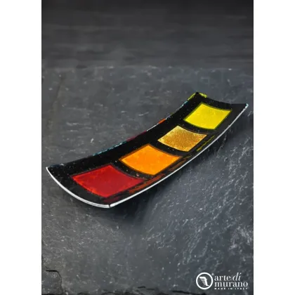 Zdjęcie Designerskie abstrakcyjne naczynie ze szkła Murano rozmiar S