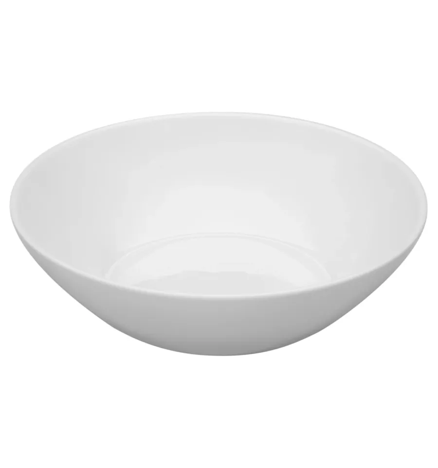 obrazek 1 Miska na płatki z porcelany Spirit White z kolekcji łączącej nowoczesny design z subtelną płaskorzeźbą - Vista Alegre