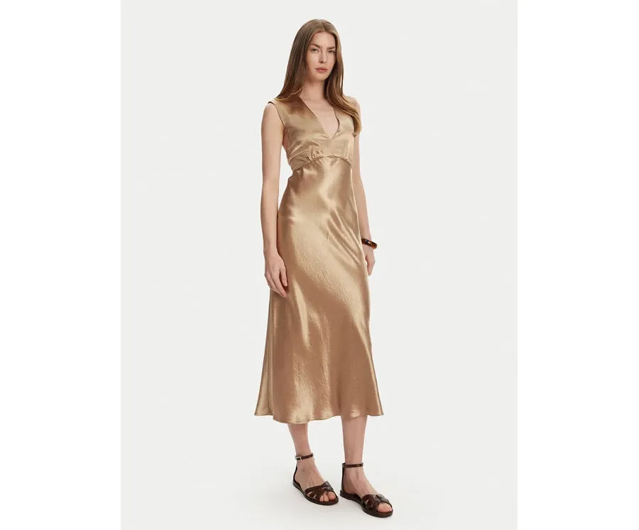 obrazek 1 Max Mara Sukienka koktajlowa Glizia 2516221048 Brązowy Regular Fit