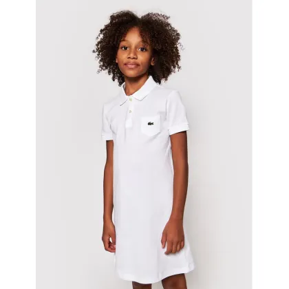 Zdjęcie Lacoste Sukienka codzienna EJ2816 Biały Regular Fit