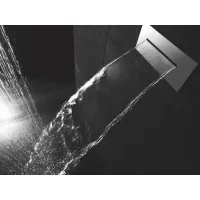 Zdjęcie Oryginalny ukryty, wbudowany wodospad naścienny do stylowej łazienki