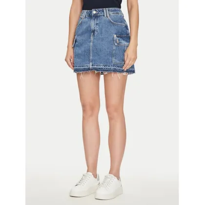Zdjęcie Guess Spódnica jeansowa W4YD52 D5B65 Niebieski Regular Fit
