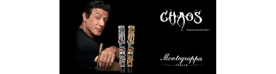 obrazek 2 Rodowane Złoto Fountain Pen CHAOS 2012 Sylvester Stallone