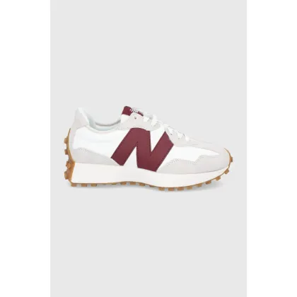 Zdjęcie New Balance Buty kolor biały na płaskiej podeszwie WS327KA