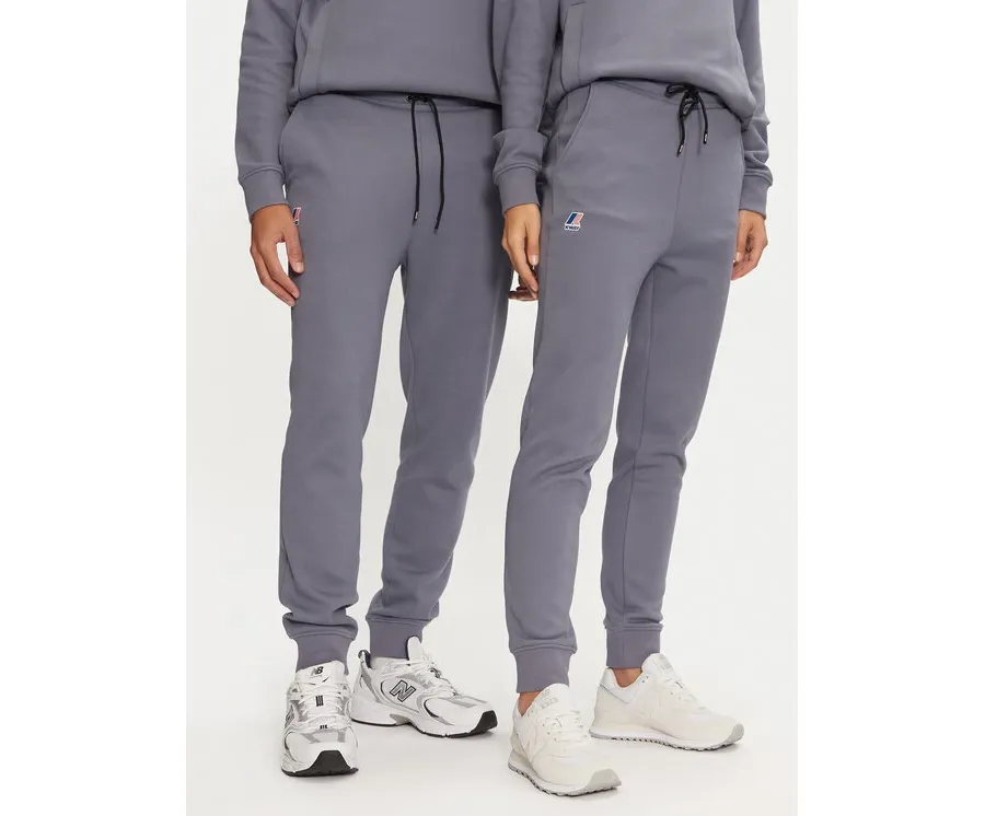 obrazek 1 K-Way Spodnie dresowe Le Vrai Creuse K11516W Niebieski Slim Fit