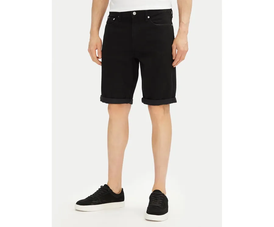 obrazek 1 Calvin Klein Jeans Szorty jeansowe J30J327514 Czarny Slim Fit