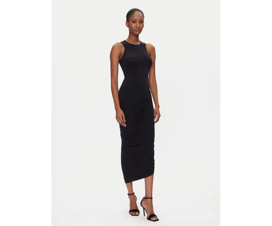 obrazek 1 Wolford Sukienka koktajlowa Crescent Drape 57183 Czarny Slim Fit