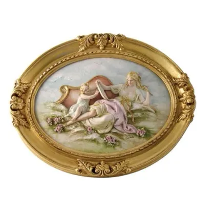 Zdjęcie Matka z dzieckiem - porcelanowy obraz do elitarnych wnętrz