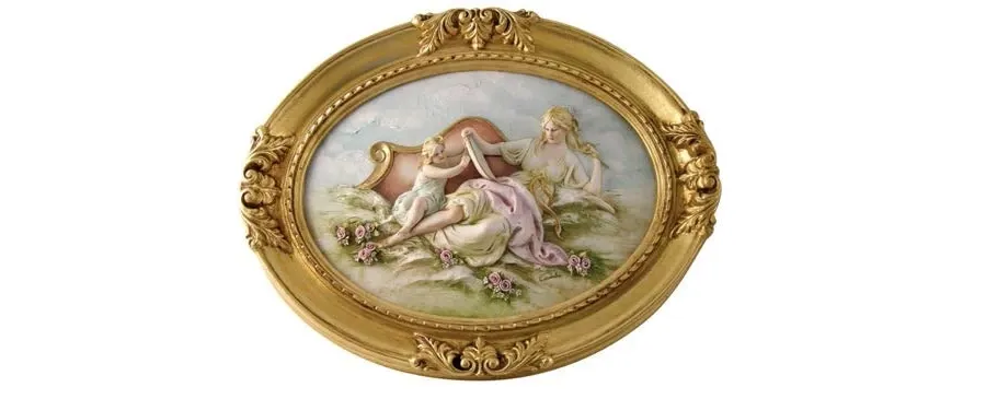 picture 1 Mother with child - porcelain picture for the elite interiors