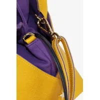 Picture Designer yellow handbag made of leather - Terrida