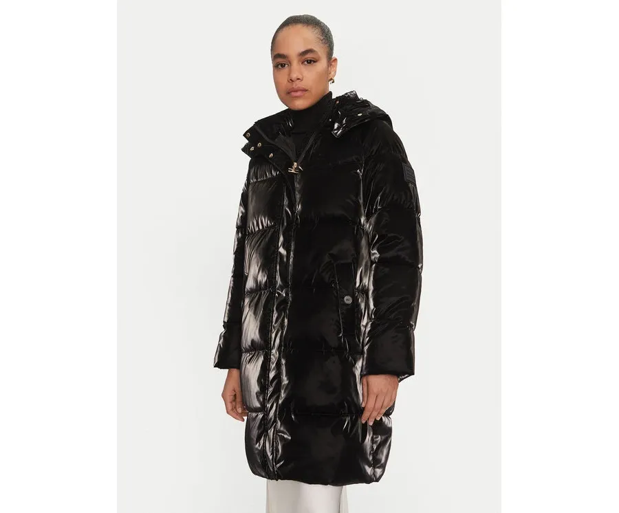 obrazek 1 Elisabetta Franchi Kurtka zimowa PI-79Z-46E2-V650 Czarny Regular Fit
