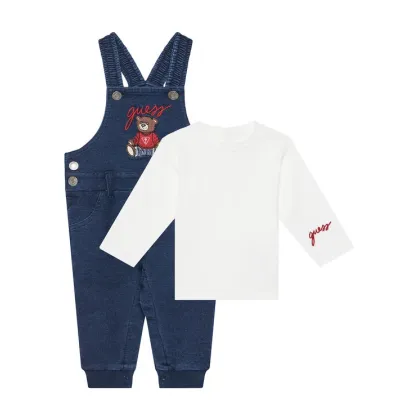 Zdjęcie Guess Komplet bluzka i spodnie I5YG10 K6YW1 Biały Regular Fit