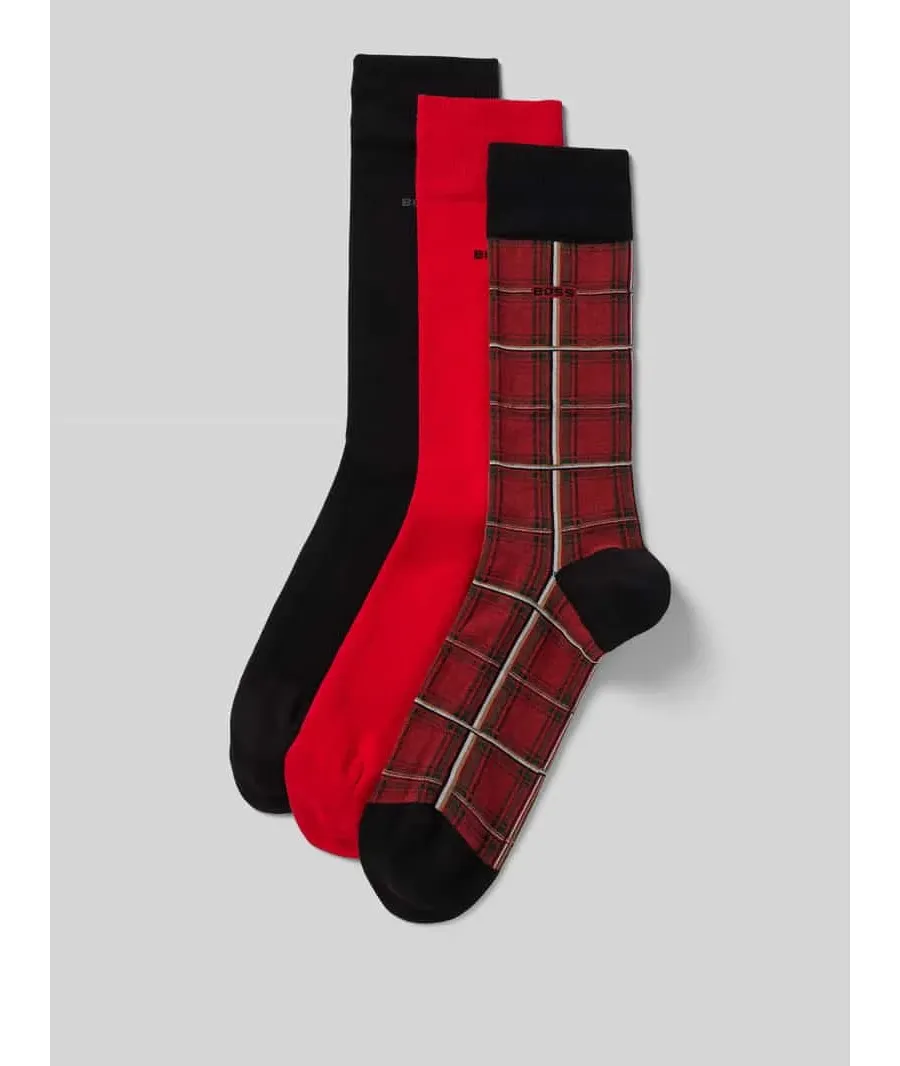 obrazek 1 Skarpety z wyhaftowanym logo w zestawie 3 szt.