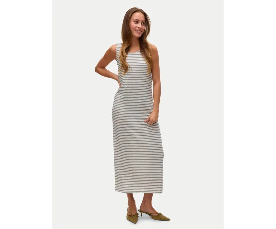 obrazek 1 Vero Moda Sukienka codzienna Gina 10327658 Beżowy Regular Fit