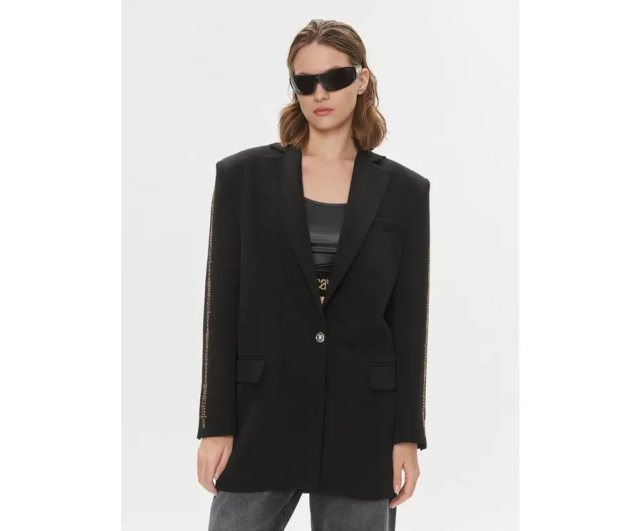 obrazek 1 Just Cavalli Marynarka 75PAQ701 Czarny Regular Fit