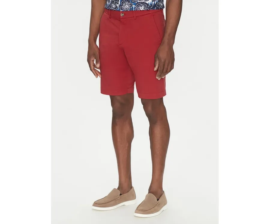 obrazek 1 Hechter Paris Szorty materiałowe 26664 151365 Czerwony Regular Fit