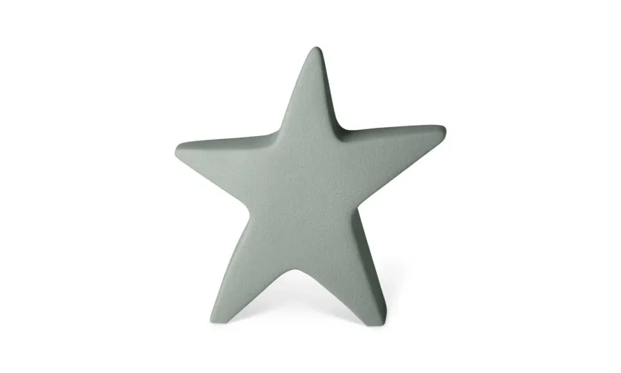 obrazek 10 Ceramiczna dekoracja świąteczna w kształcie gwiazdy