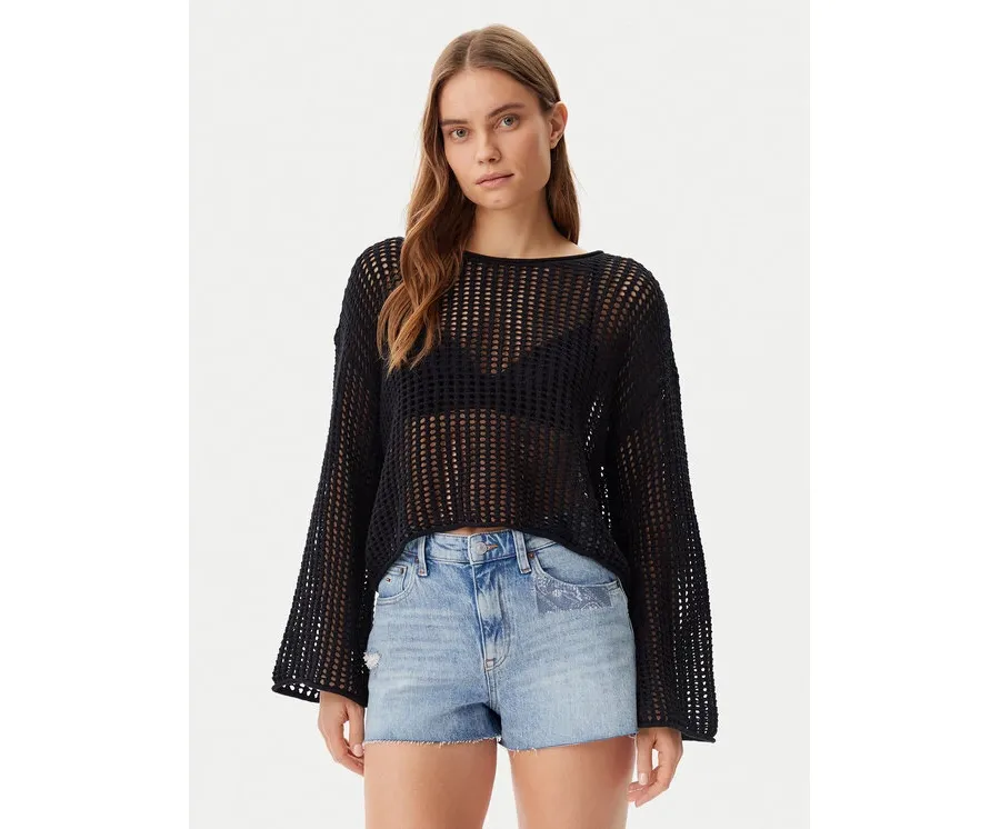 obrazek 1 Vans Sweter Mila VN000M9H Czarny Loose Fit