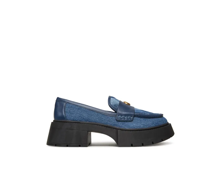 obrazek 1 Coach Loafersy Leah CAR48 Niebieski