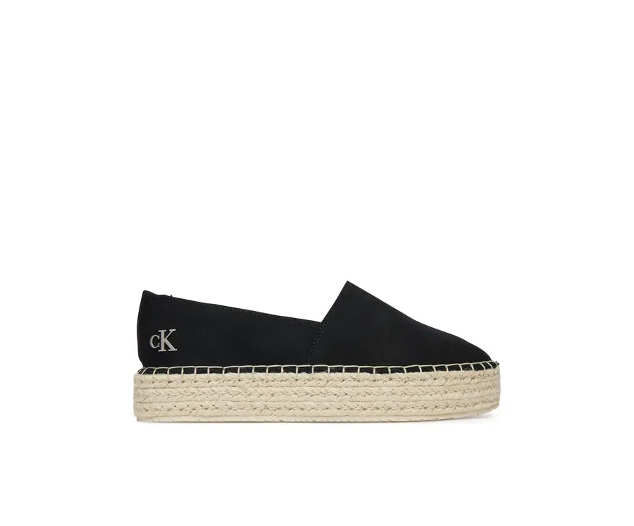 obrazek 1 Calvin Klein Jeans Espadryle Flatform Esdparille Mg/Hdw YW0YW01737 Czarny