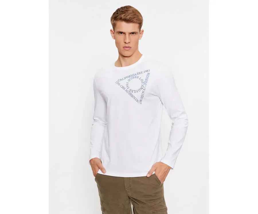 obrazek 1 Guess Longsleeve M3BI14 I3Z14 Biały Slim Fit