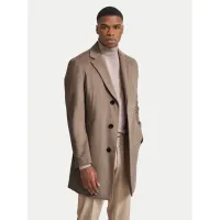 Zdjęcie Bugatti Płaszcz wełniany 621300 69071 Beżowy Regular Fit